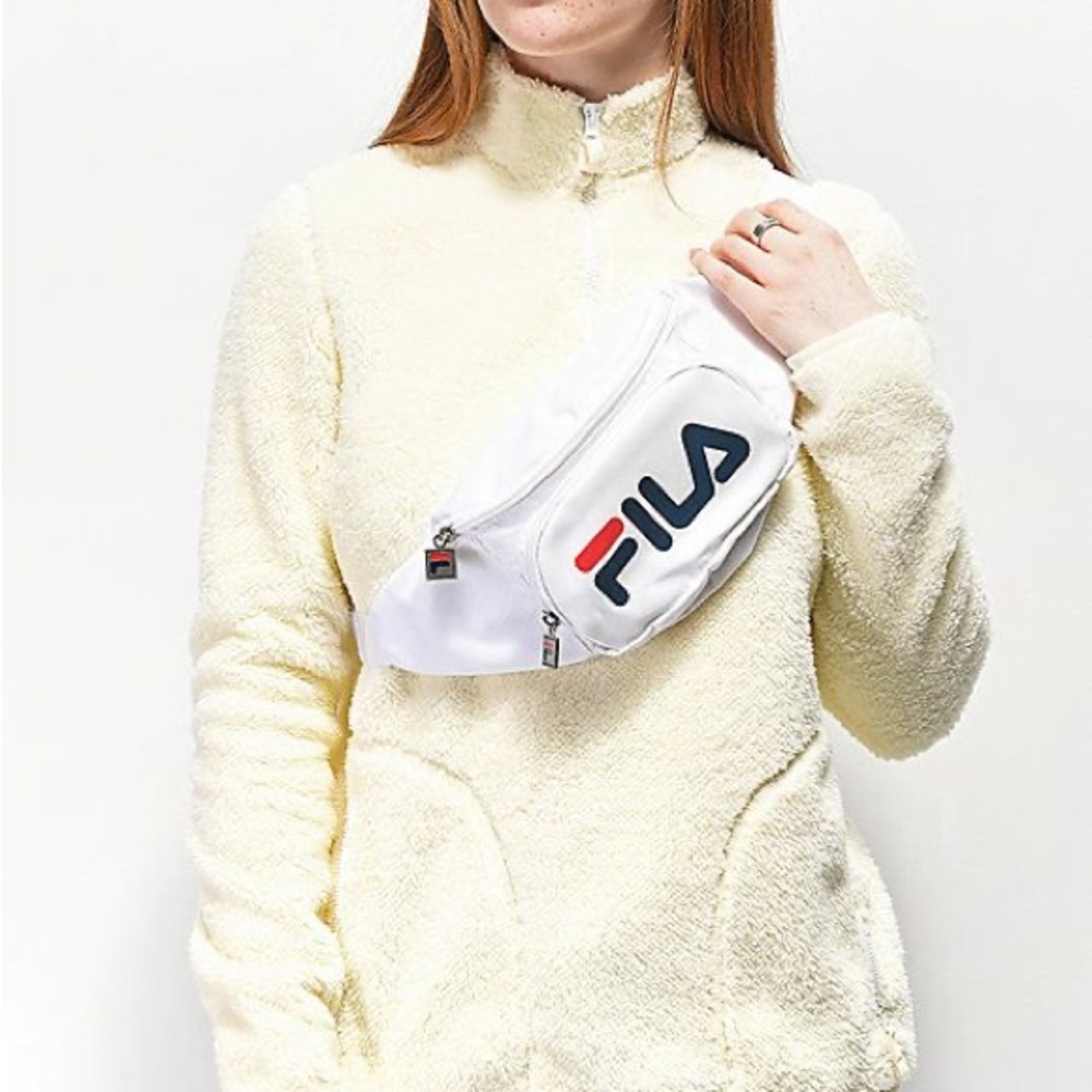 White Fila Fanny Pack